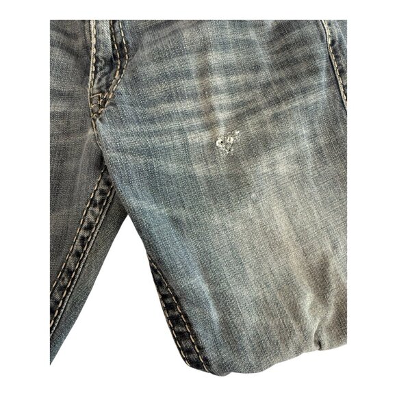 Wrangler Rock 47 Mens Slim Boot Cowboy Jeans~Size 33x36~Medium Wash Western L139 - Picture 10 of 13